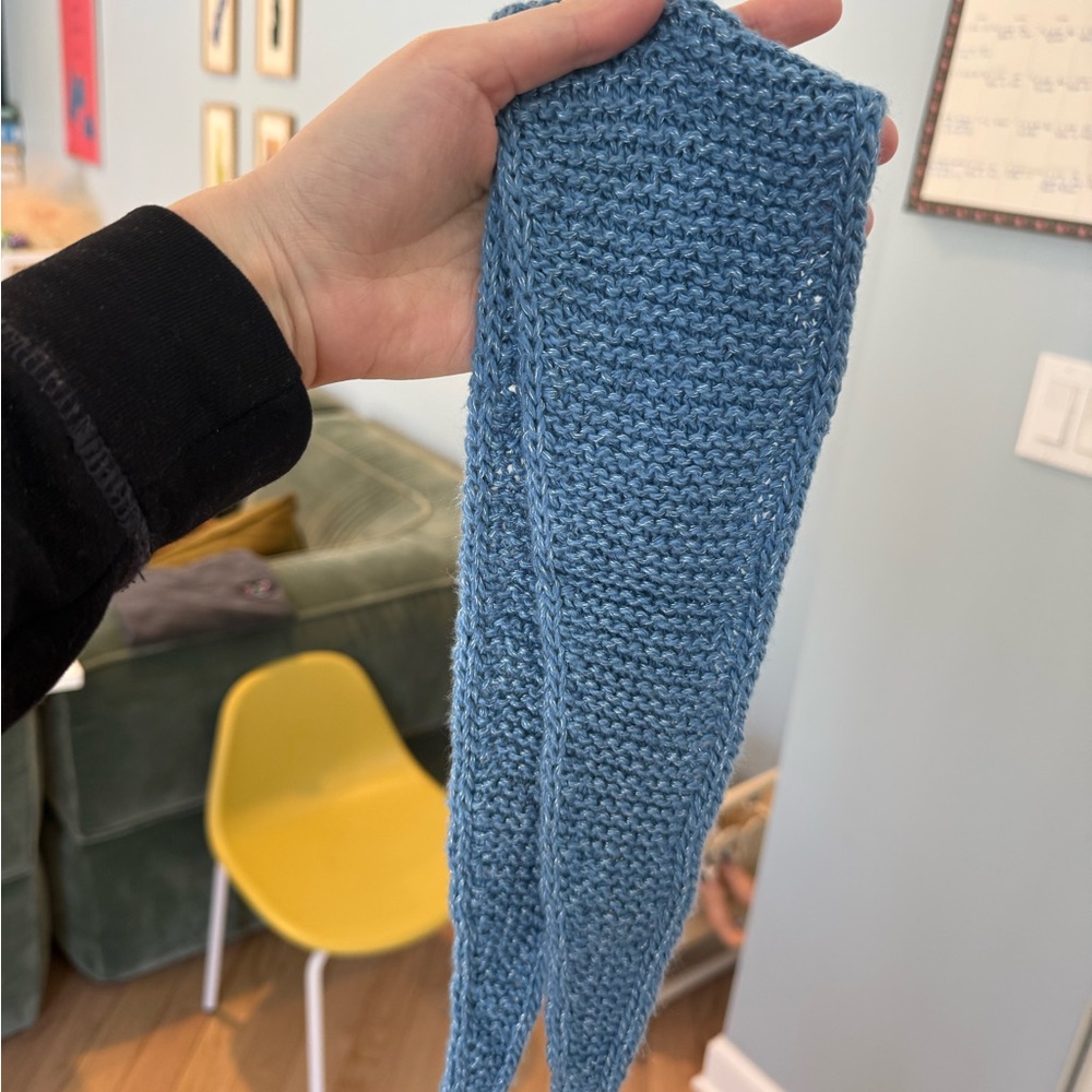Hand knit Sophie scarf by Petite Knit